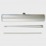 Roll-up Banner Deluxe 100x200cm systeem, stok en rails