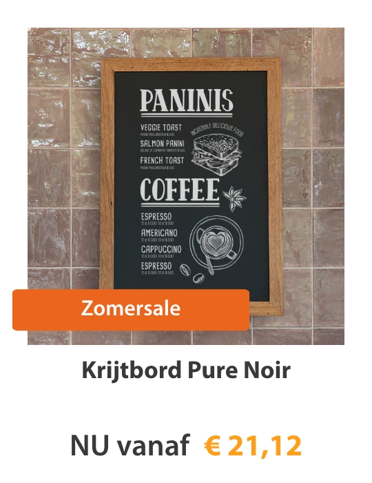Bekijk Krijtbord Pure Noir in de aanbieding bij Signerie