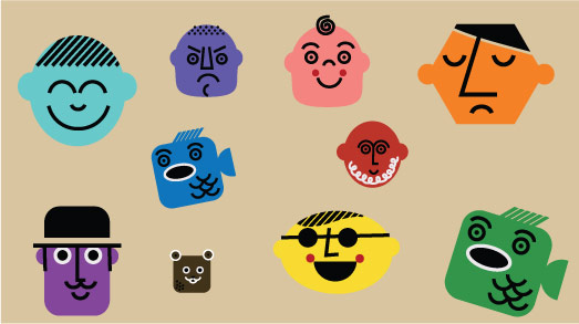 Leef je in tijdens banner ontwerpen